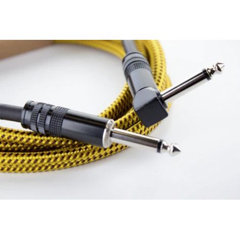 Cordial 14775 Klinke Instrumenten Anschlusskabel [1x Klinkenstecker 6.3 mm (mono) - 1x Klinkenstecke (1/5)