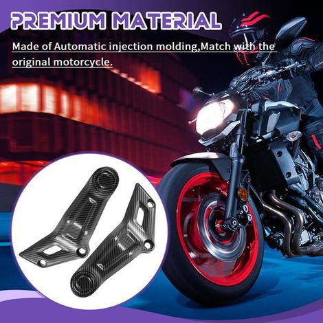 1 pair of side frame protectors for Yamaha MT-07 motorcycles aged 14 to 23 years. (1/5)