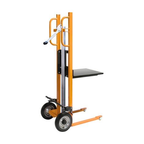 Protaurus Hubkarre mit Plattform 250kg Tragkraft Vollgummi- Bereifung