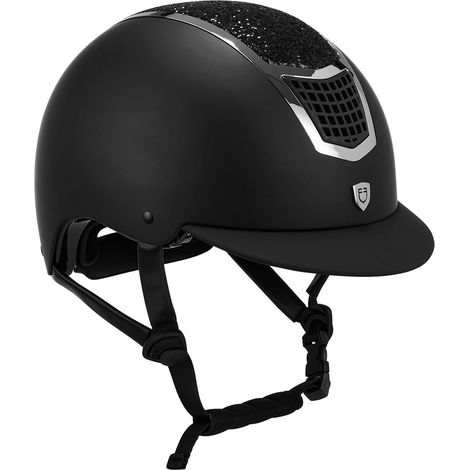 56-58 cm, Nero e Silver: Casco modello Eclipse Stone Mat nuova omologazione