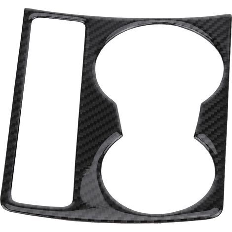 Abdeckung für die Mittelkonsolen-Wasserglashalterung aus Kohlefaser für Audi A4 B8 A5 2009-2015 (1/5)