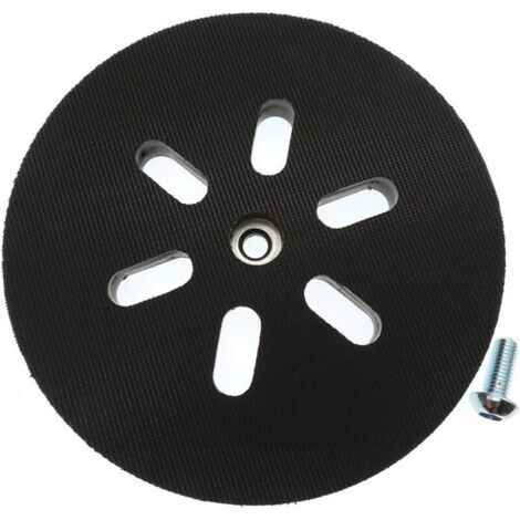 Platorello da 150 mm con fissaggio a strappo a 6 fori per disco abrasivo orbitale (1/3)