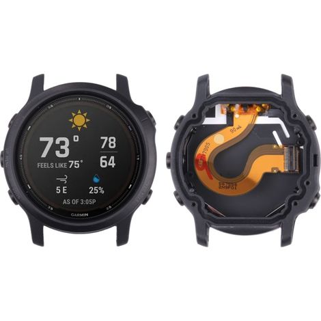 Compatible with the Garmin Fenix 6S Pro LCD touchscreen (color: black) (1/4)