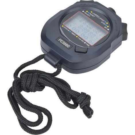 Chronomètre sportif multifonction ABS 3860 - Montre électronique course à pied avec compte à rebours pour piste et terrain 1 pièce (1/5)