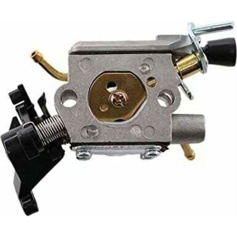 Carburateur avec joint Filtre à air Tuyau dessence Bougie dallumage pour Husqvarna 445 445E 450 450E 445II 450II Tronçonneuse Jonsered CS2245 CS2250 S Remplace ZAMA C1M-EL37B 506450401 (1/3)