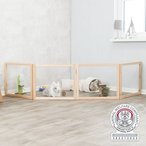 Trixie Modulares Gehege aus unbehandeltem Naturholz 60x50 cm anpassbar (1/5)