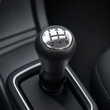 CCYKXA 5-speed manual gear shift knob for Peugeot 106 107 207 301 307 308 407 408 508 3008 1007 / for CITROEN C2 C3 C4 Picasso - Black and silver (1/5)