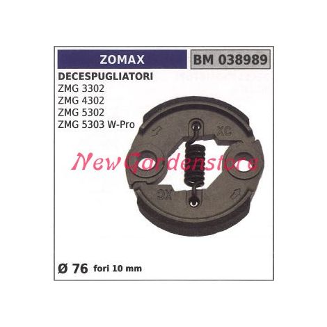 Frizione completa ZOMAX motore decespugliatore ZMG 3302 4302 5302 5303 038989
