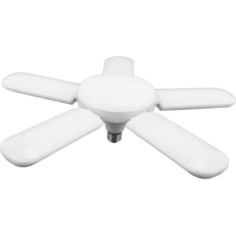 Ampoule LED pour garage 100 W, plafonnier de garage, 5 panneaux orientables, 8 000 lm, culot E26/E27, lumière du jour 6 500 K, 85-265 V (1/5)