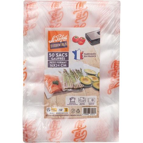 LE PARFAIT - Lot 50 sacs conservation sous-vide gaufrés 16x24  Le Parfait (1/2)