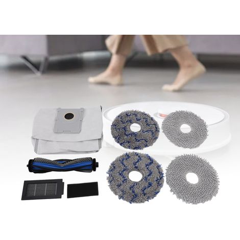 Kit di ricambi per aspirapolvere T50 PRO con spazzola rotante, filtro, sacchetto raccoglipolvere e 4 panni per la pulizia. (1/4)