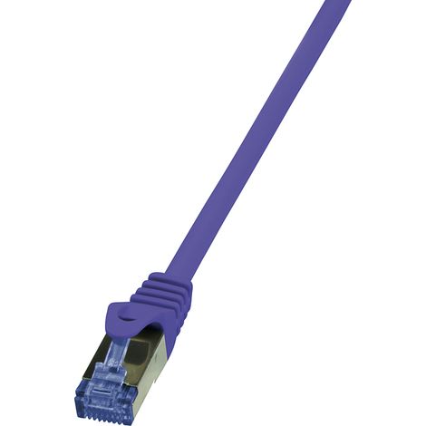 LogiLink CQ301VS cable de red Violeta 0,25 m Cat6a S/FTP (S-STP)