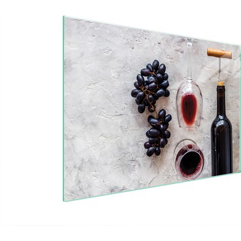 GLASSCHUTZPLATTE FÜR HERD 70x52 WEIN (1/5)