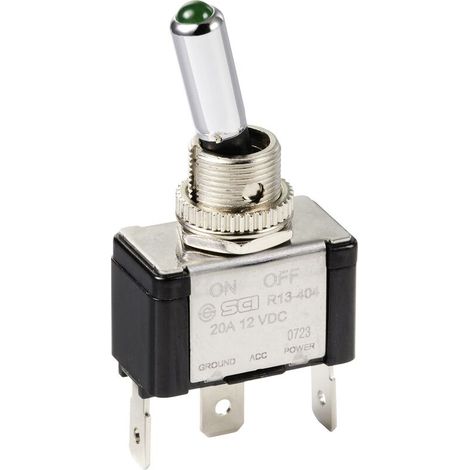 TC-11193844 Interrupteur à levier 12 V/DC 20 A 1 x Off/On à accrochage 1 pc(s) D061892 (1/3)