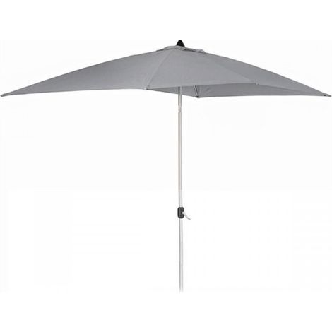 Signature Weave 2 x 3m Rectangular Table Parasol Sun Shade Umbrella Brown Canopy