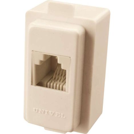 Frutto presa telefonica "Plug" 6/4 poli