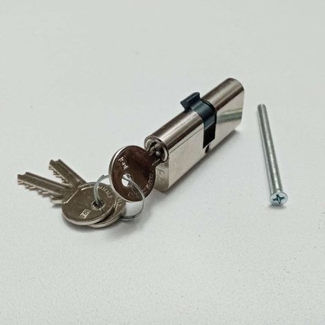 Facchinetti a 26,5 - b 26,5mm (53mm) cilindro ovale nichelato universale per profilati (1/5)