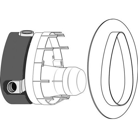 Kit multiporta 1 installazione a parete, per rubinetteria vasca e doccia IDEAL STANDARD