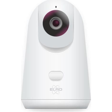 Caméra de surveillance IP WiFi intérieure ELRO CC4000 Full HD 1080P Pan-Tilt motorisée détection de mouvement vision nocturne Blanc (1/4)