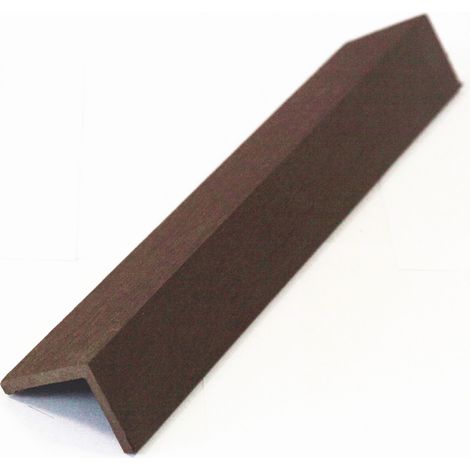 Green Outside – Cornière composite 2200x50x40mm pour terrasse et bardage – Coloris chocolat – Finition esthétique sans entretien – Résistante aux UV et aux insectes (1/4)