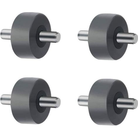 Lot de 4 Petites Roues de Rechange pour Tête de Brosse Aspirateur Shark Navigator Rotator NV350, NV351, NV352, NV500, NV501 (2 Paires) (1/2)