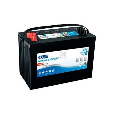 Exide - Batterie bateau EXIDE MARINE Start AGM EM960 12V 100Ah (1/2)