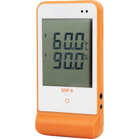 Enregistreur de température et d'humidité numérique à grand écran TTE35066 avec sonde, alarme sonore et lumineuse (1/5)