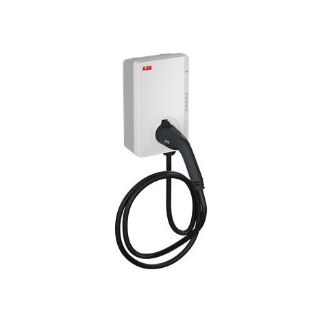 Stacja ładowania ABB Terra AC W22-G5-R-C-V2-0 wallbox Typ 2, 22kW, przewód 5m, zasilanie z 3 faz/32A, Bluetooth, Wi-Fi, Ethernet