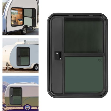 Porte de caravane RV Camper Teardrop 26 x 36 pouces, porte d'entrée gauche côté conducteur, porte d'entrée RV Camper