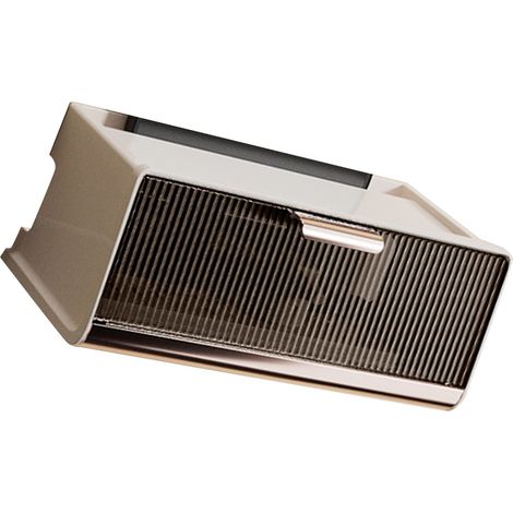 Boîtier mural pour box WiFi, grande capacité, support multiprise et rangement câbles, couleur beige, taille moyenne 30x13,5x12,5 cm (1/5)