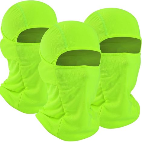 Lot de 3 cagoules de moto - Protection UV - Masque de ski fin, respirant et coupe-vent - Masque de protection solaire coupe-vent pour la moto - Convient aux hommes et aux femmes - Convient pour le cyc (1/5)