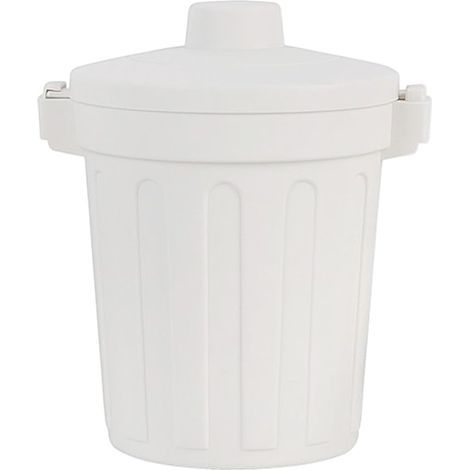 Desktop Trash Can With Lid Small Rotating and (1/5)