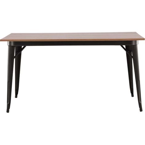 Tempe table de salle à manger 80x140cm noyer décor. (1/5)