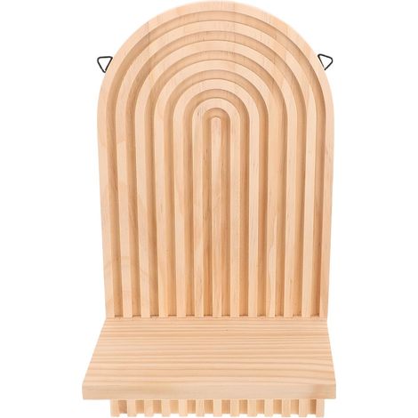 Applique Murale en Bois Naturel pour Bougies Pilier – Support Mural Décoratif Multifonction pour Bougies et Aromathérapie – Fixation Murale Robuste – Décoration Intérieure Salon (1/5)