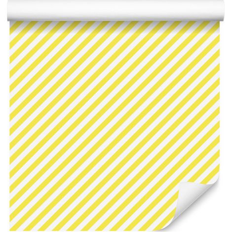 Carta da parati a righe color crema, motivi delicati per soggiorno e camera da letto, 50x1000 cm (1/5)