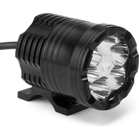 Phare de moto rond à LED 40 W, feux antibrouillard supplémentaires, 12 V/24 V, 3600 lm, idéal pour 4x4 et VTT, 2 pièces. (1/4)