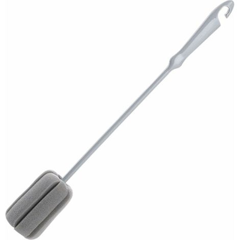 Brosse À Bouteille Long poignée Coupe Brosse Bouteille Bouteille éponge Tasse Pinceau Eau Tasse Tasse Tasse Tasse Tasse Verre coupelle Pinceau (Gris,4.5x38cm), (1/5)