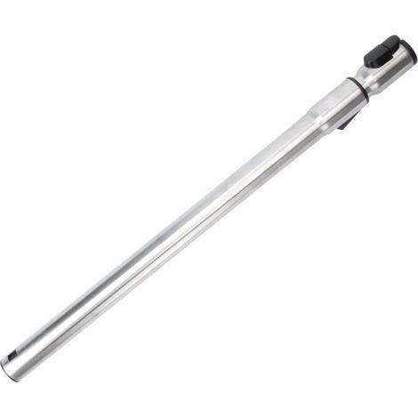 Tube télescopique adapté à tous les aspirateurs Miele (par ex. S2, S4, S5, S6, S8, C1, C2, C3) en acier inoxydable, avec fonction de clic (1/5)