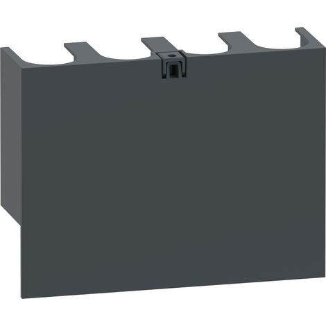 Couvercle de bornier TransferPacT 160 A triphasé, en plastique, pas de connexion de 30 mm, montage fixe
