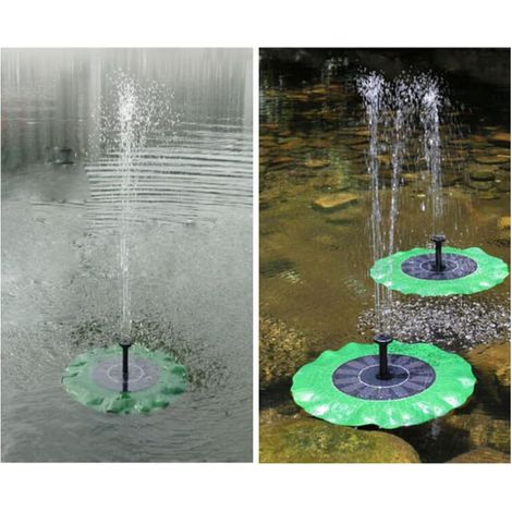 Lotusblatt Wasserpumpe mit 7v 1 4w Solarpanel und 200l h