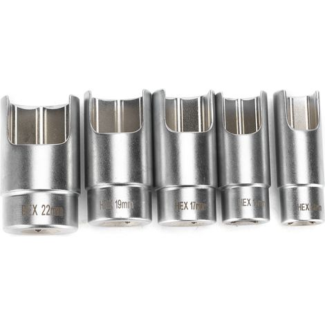Kit de raccords coudés 3/8 po D en aluminium chromé, accessoire de réparation automobile (1/5)
