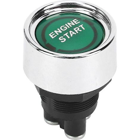 LED-Motorstartschalter, Zündstarter, Motorstart-Stopp-Knopf für Wohnmobile, Rennwagen, Grün (1/3)