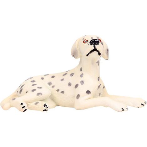 1 Stück gepunktete Hundefigur aus Kunststoff