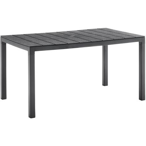 TAVOLO IN POLIPROPILENE SINGOLO 'KING' cm 146x86x h.74 - bianco