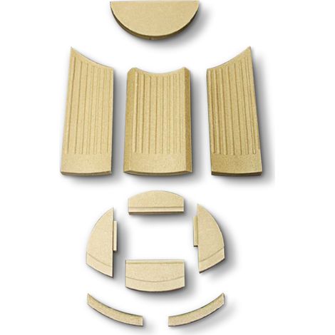 Habillage de foyer pour poêles à cheminée Vela de Cera - vermiculite - 10 pièces