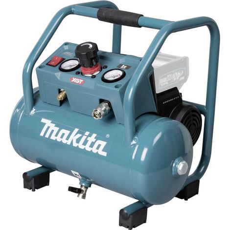 Makita – Compresseur sans-fil 40V Max – Débit d'air 34 l/min – Pression max 9,3 bars – Compact et silencieux 68 dB – AC001GZ (1/7)