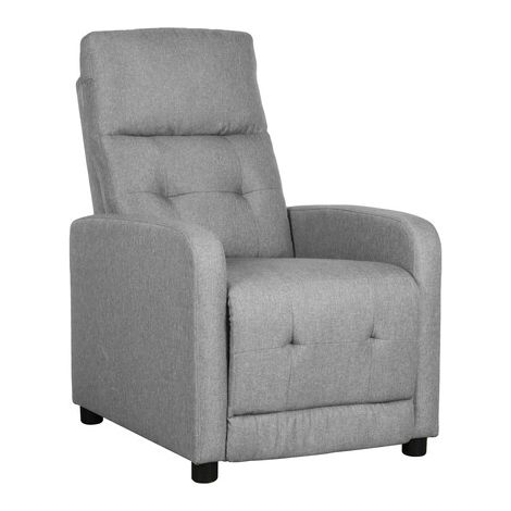 POLTRONA RECLINER REY TESSUTO GRIGIO CHIARO 40- 1,0 pz