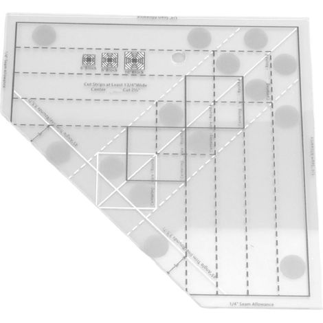 Règle à patchwork grille en acrylique professionnelle échelle précise pour couture maison accessoires DIY (1/5)
