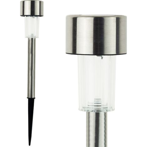 Lampe solaire SOL0625, lampe de jardin LED, acier inoxydable (1/5)