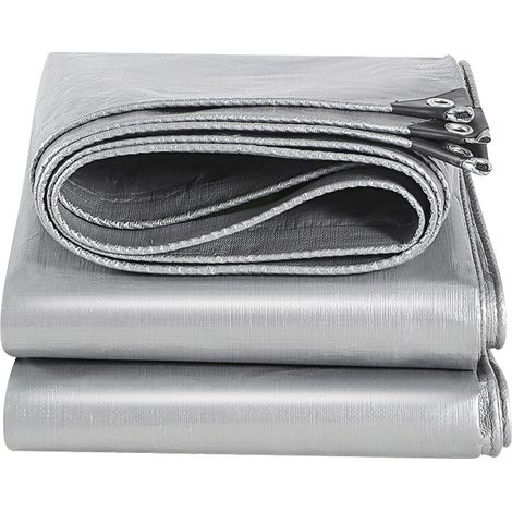 Bâche imperméable et résistante en polyéthylène pour extérieur,épaisseur de 160 g/m²,résistante au Gel et aux UV,pour Jardin,tonnelle,Camping,Meubles,abri de Jardin
